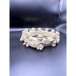 Vintage Abbey Press Advent Wreath Candle Holder Children All Over The World 